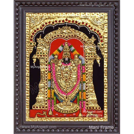 Venkateshwara  Swamy Tanjore Painting