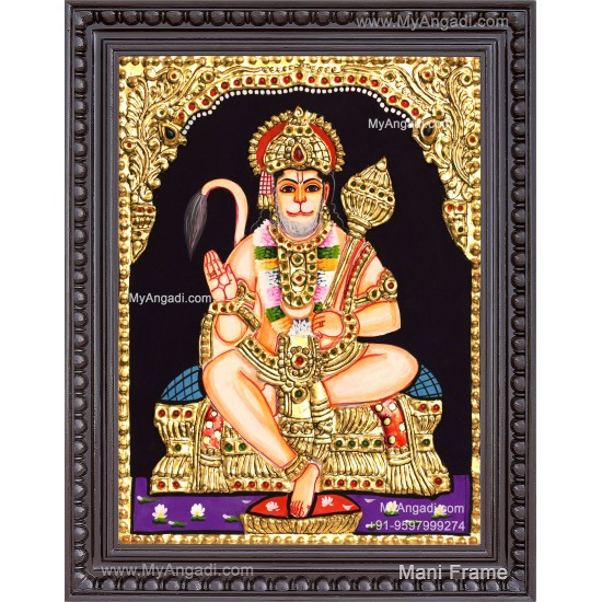 Hanuman Tanjore Painting