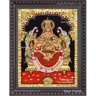 Gajalakshmi Tanjore Painting