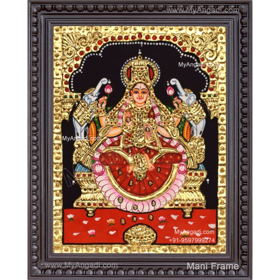 Gajalakshmi Tanjore Painting