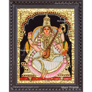 Saraswathi Tanjore Painting