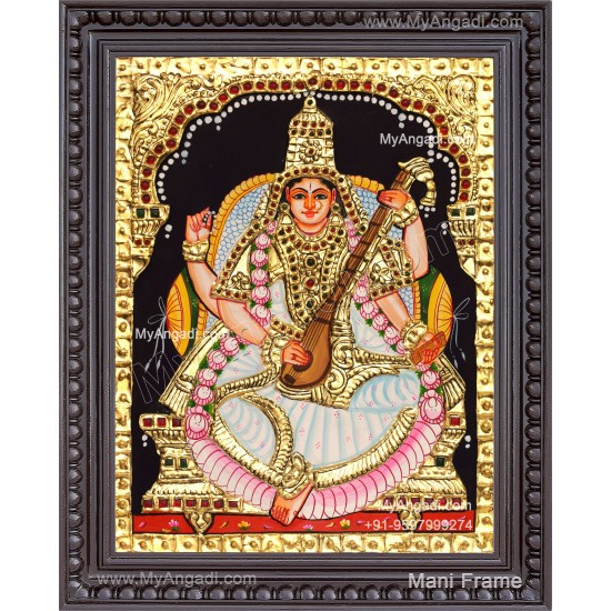 Saraswathi Tanjore Painting