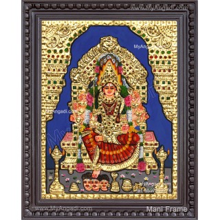 Samayapura Mariamman Tanjore Painting