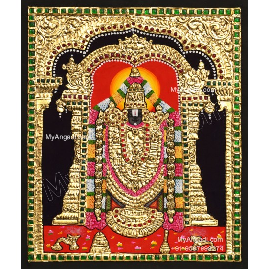 Venkatachalapathy  Tanjore Painting
