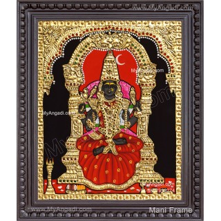 Kamatchi Amman Tanjore Painting