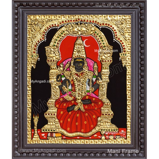 Kamatchi Amman Tanjore Painting