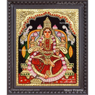 Gajalakshmi Tanjore Painting