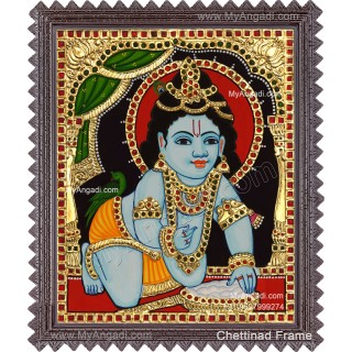 Krishna Tanjore Painting