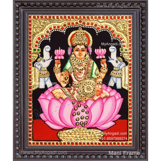 Gajalakshmi Tanjore Painting