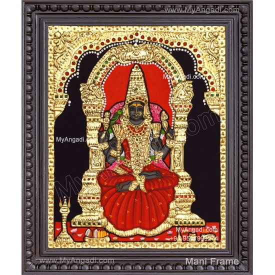 Kamatchi Amman Tanjore Painting