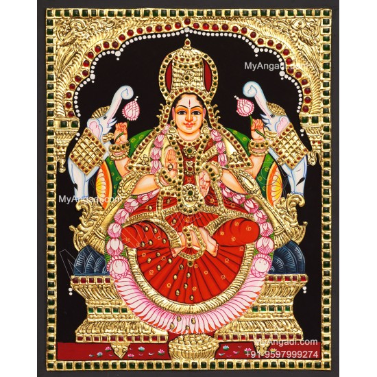 5 Set Ganesha Murugan Balaji Lakshmi Saraswathi Tanjore painting