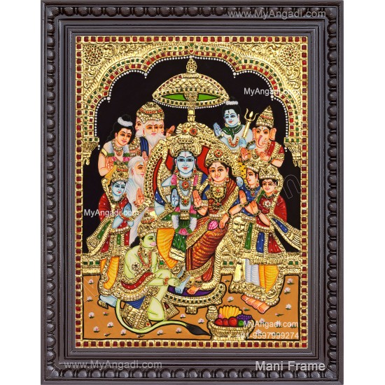 Ram Parivar Tanjore Painting