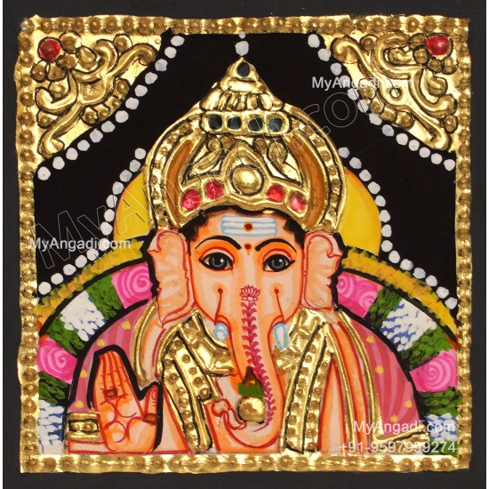 Ganesha Tanjore Painting