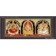 3 Panel  Lakshmi Ganesha Saraswathi Tanjore Painting
