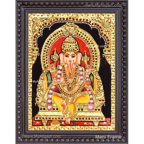 Ganapathi Tanjore Painting 