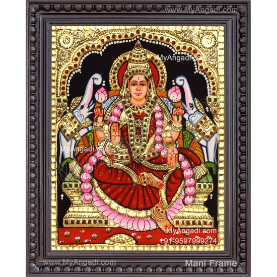 Gajalakshmi Tanjore Painting