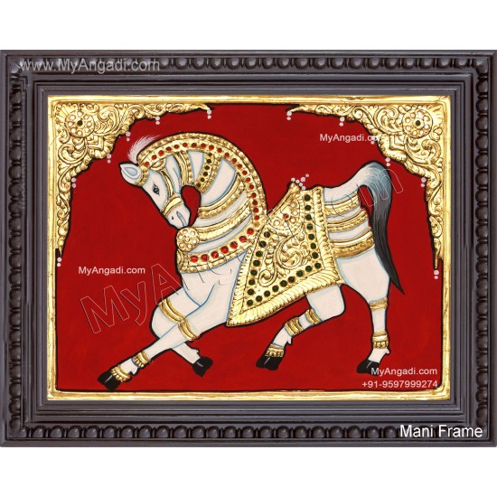 Horse Tanjore Painting