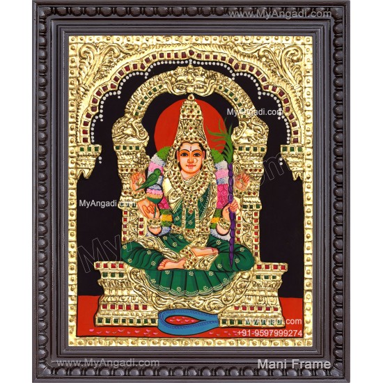 Kamatchi Amman Tanjore Painting