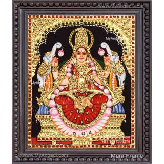 Gajalakshmi Tanjore Painting 