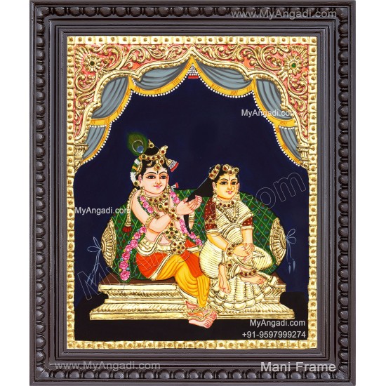 Radha Krishna Tanjore Painting