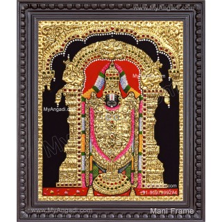 Venkateshwara  Swamy Tanjore Painting
