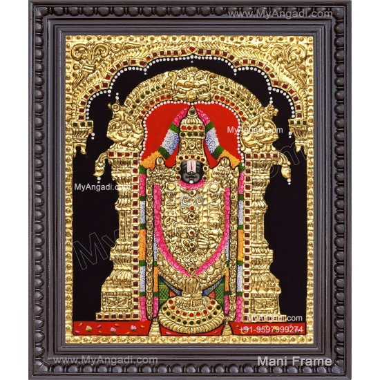 Venkateshwara  Swamy Tanjore Painting