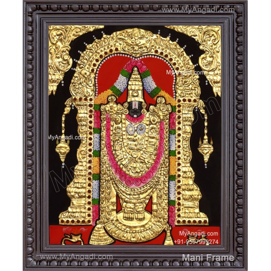 Venkateshwara  Swamy Tanjore Painting