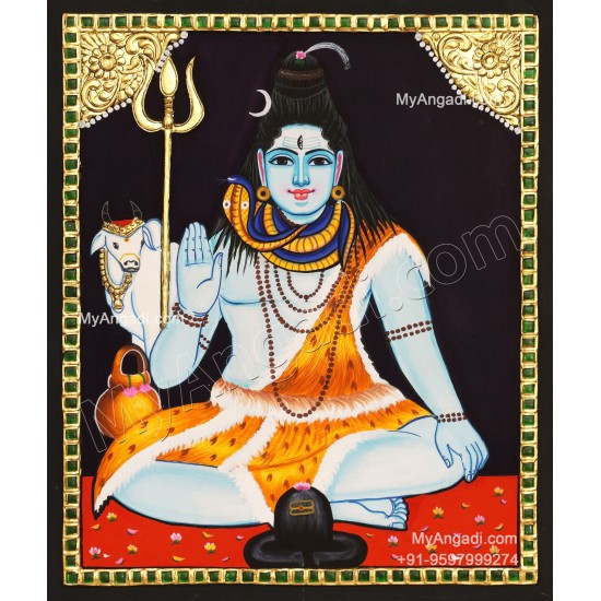 Lord Shiva Tanjore Painting