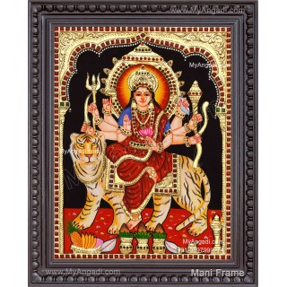 Durga Devi Tanjore Painting