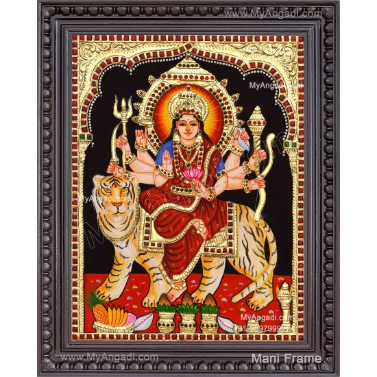 Durga Devi Tanjore Painting
