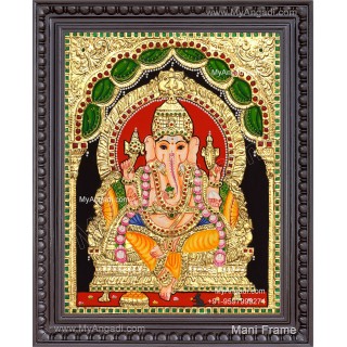 Ganapathi Tanjore Painting 