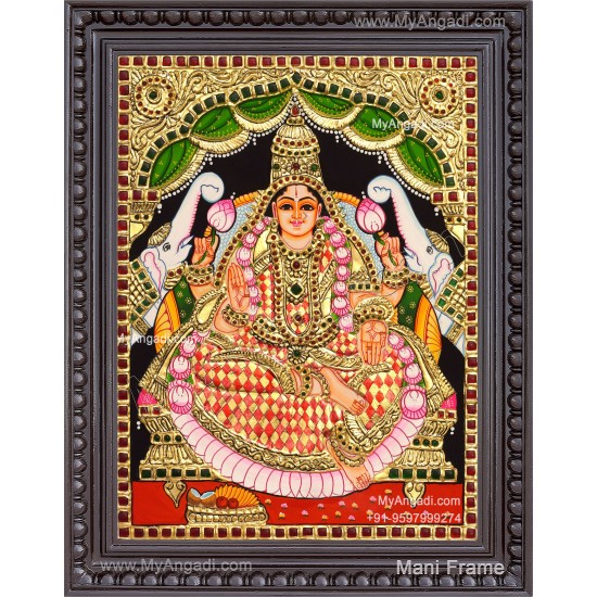 Gajalakshmi Tanjore Painting 