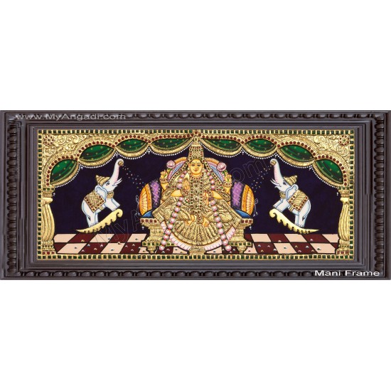 Gajalakshmi Tanjore Painting