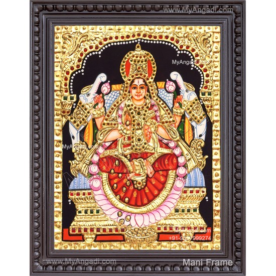 Gajalakshmi Tanjore Painting