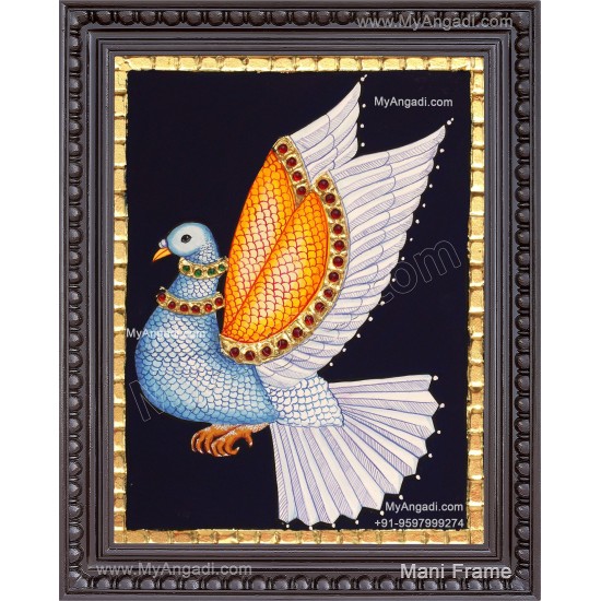 Pigeon Tanjore Paintings