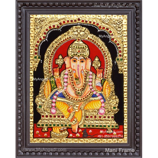 Ganapathi Tanjore Painting 