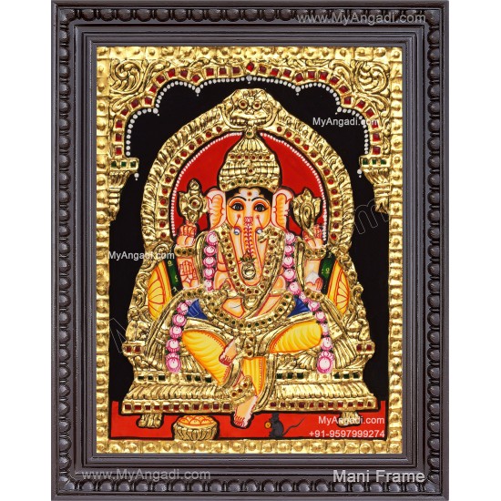 Ganapathi Tanjore Painting 