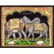 Bull  Elephant Tanjore Painting