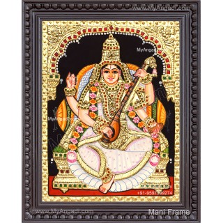 Saraswathi Tanjore Painting