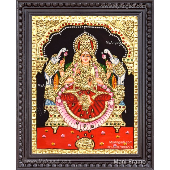 Gajalakshmi Tanjore Painting
