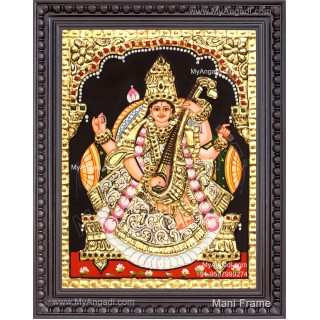 Saraswathi Tanjore Painting