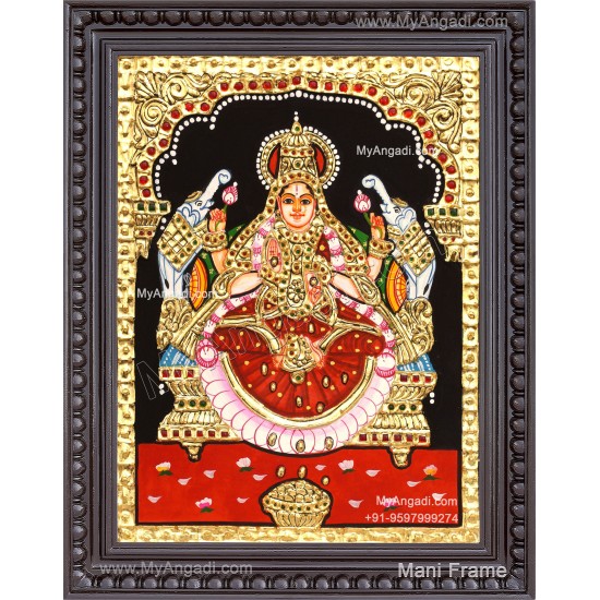 Lakshmi Devi Tanjore Painting