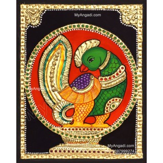 Peacock Tanjore Painting