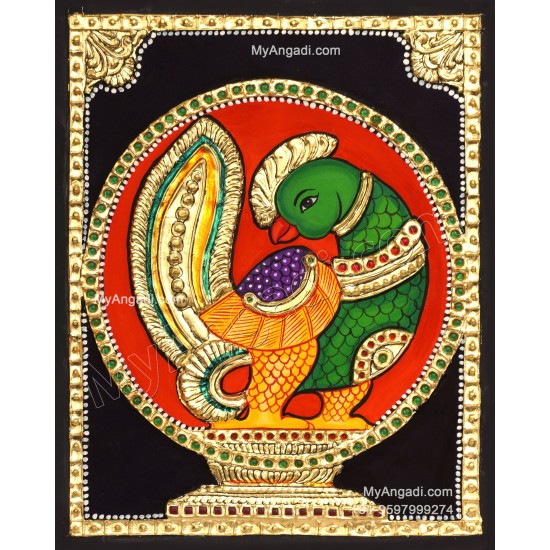Peacock Tanjore Painting