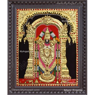 Venkateshwara  Swamy Tanjore Painting