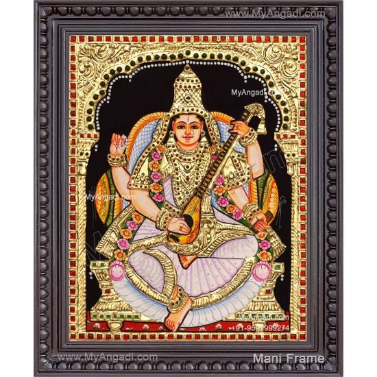 Saraswathi Tanjore Painting