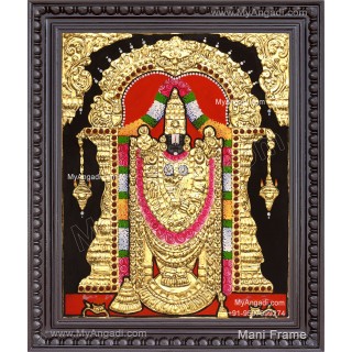 Venkateshwara  Swamy Tanjore Painting