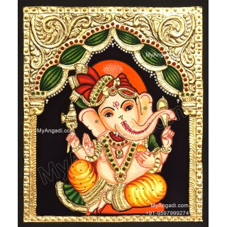 Ganapathi Tanjore Painting 