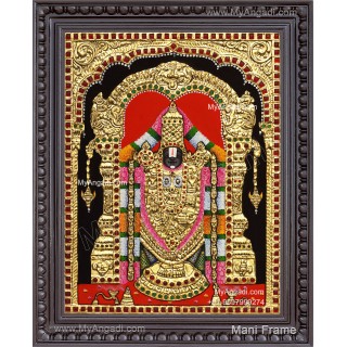 Venkateshwara  Swamy Tanjore Painting