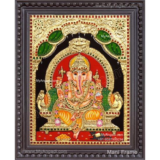 Ganapathi Tanjore Painting 